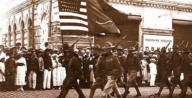 24 апреля 1918 года в Мурманске высадились американские интервенты