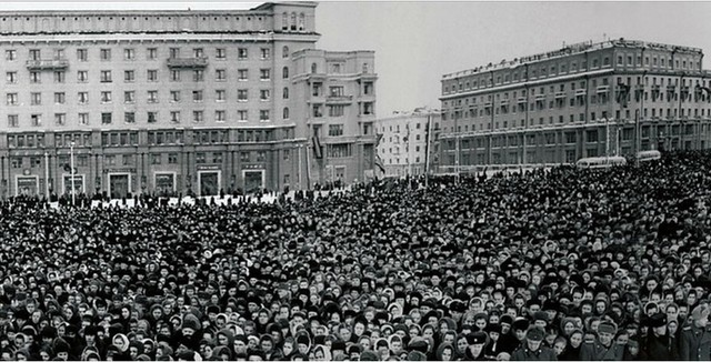 9 марта 1953 г. в Москве прошли похороны И. В. Сталина