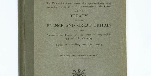 9 июля 1919 г. германским парламентом был ратифицирован Версальский договор