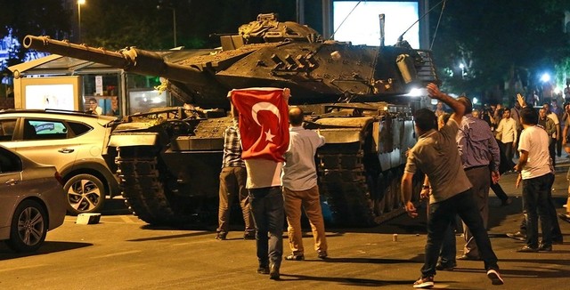 15 июля 2016 г. в Турции предпринята попытка военного переворота