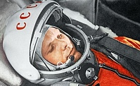 12 апреля 1961 г. советский космонавт Юрий Гагарин прославил СССР первым полётом человека в космос